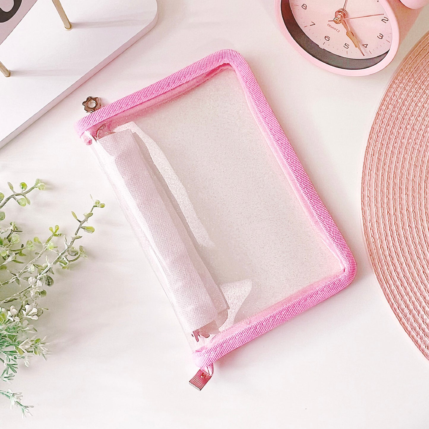 A6 CLEAR GLITTER BINDER