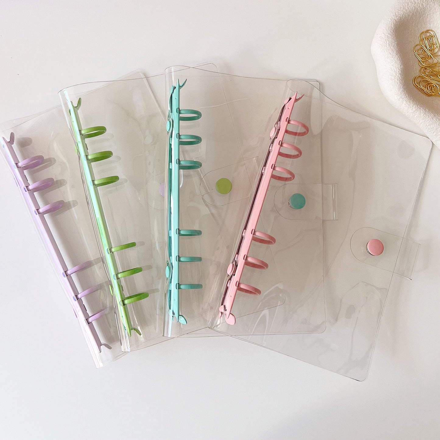 A6 CLEAR BUDGET BINDER