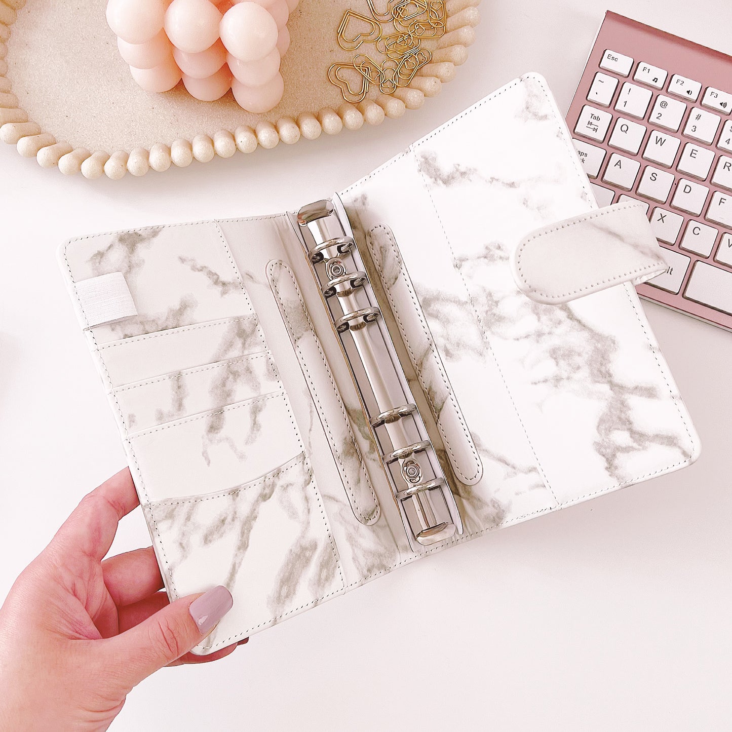 A6 Budget Binder - MARBLE PRINT