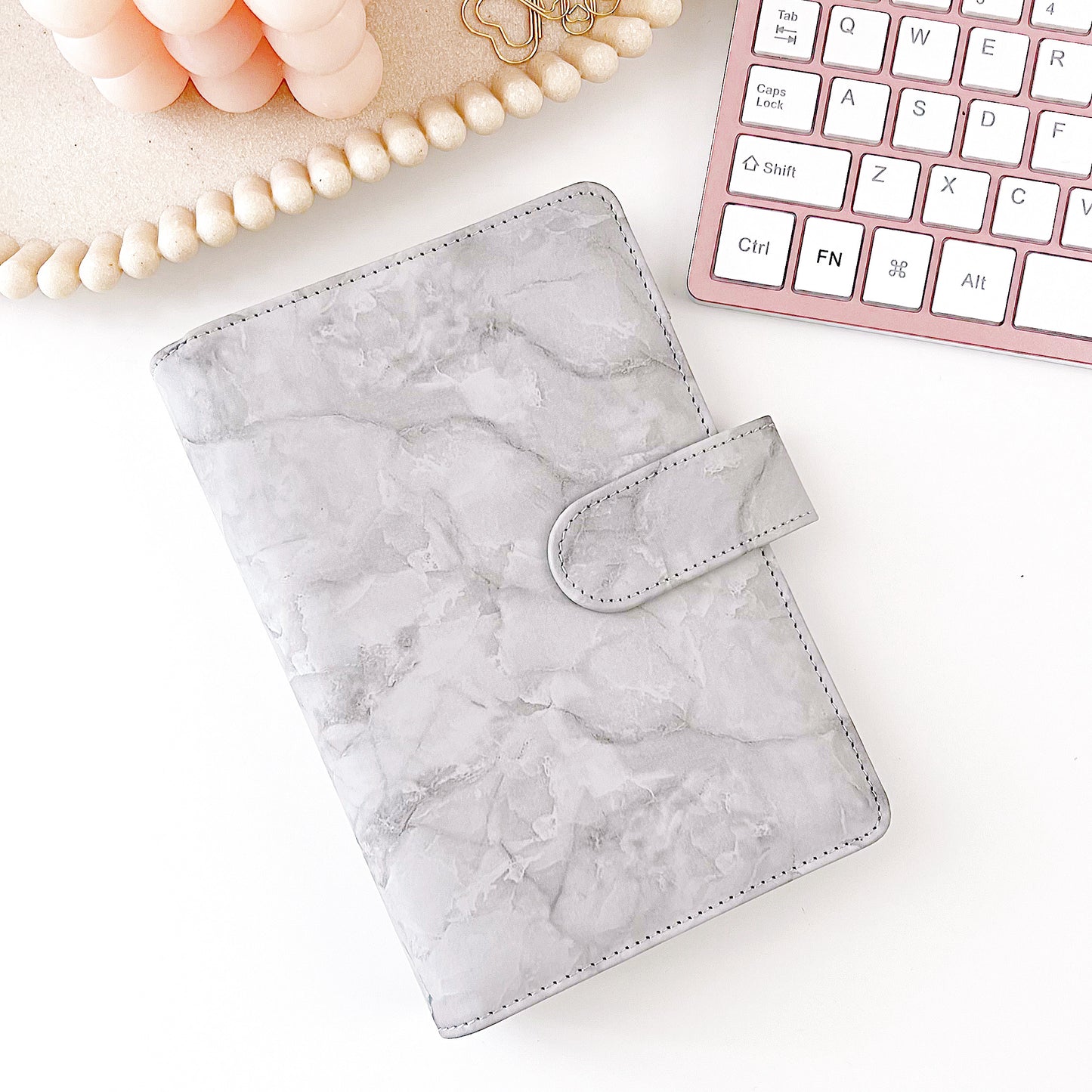 A6 Budget Binder - MARBLE PRINT