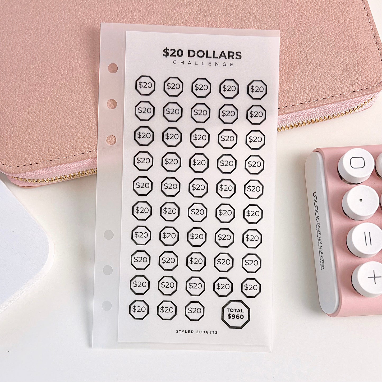 $5 $10 $20 Matte Envelope