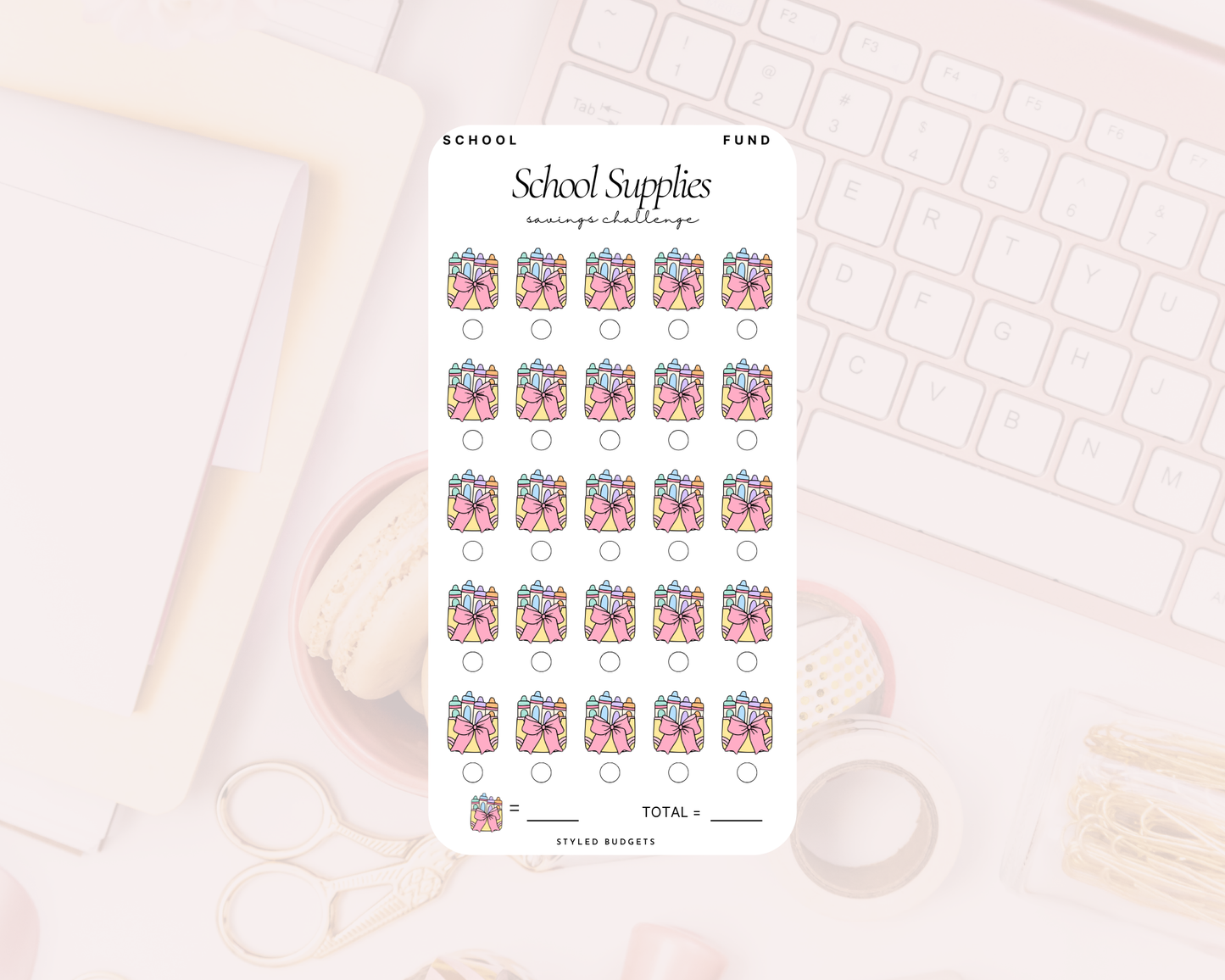 School Supplies Tracker