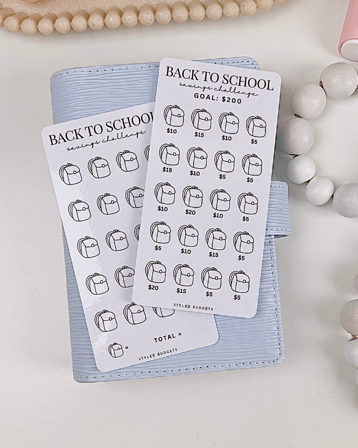 Back To Scool Savings Challenge