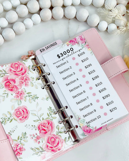 Floral Savings Challenge Bundle - 1k 3k 5k 10k
