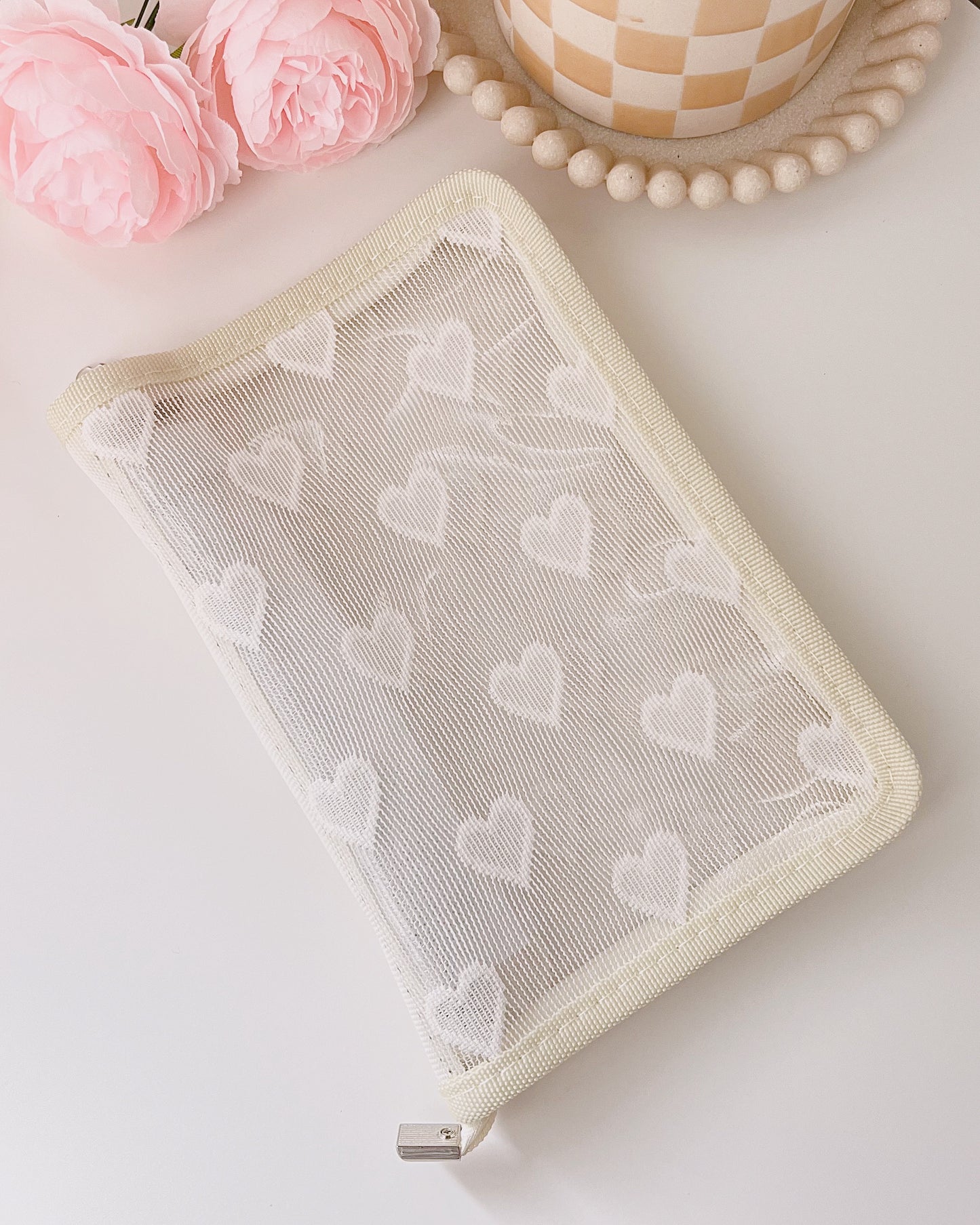 Love Heart Clear Binders