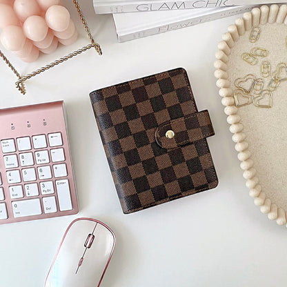 CHECKERED BUDGET BINDER