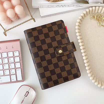 CHECKERED BUDGET BINDER