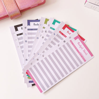 Budget Sheets