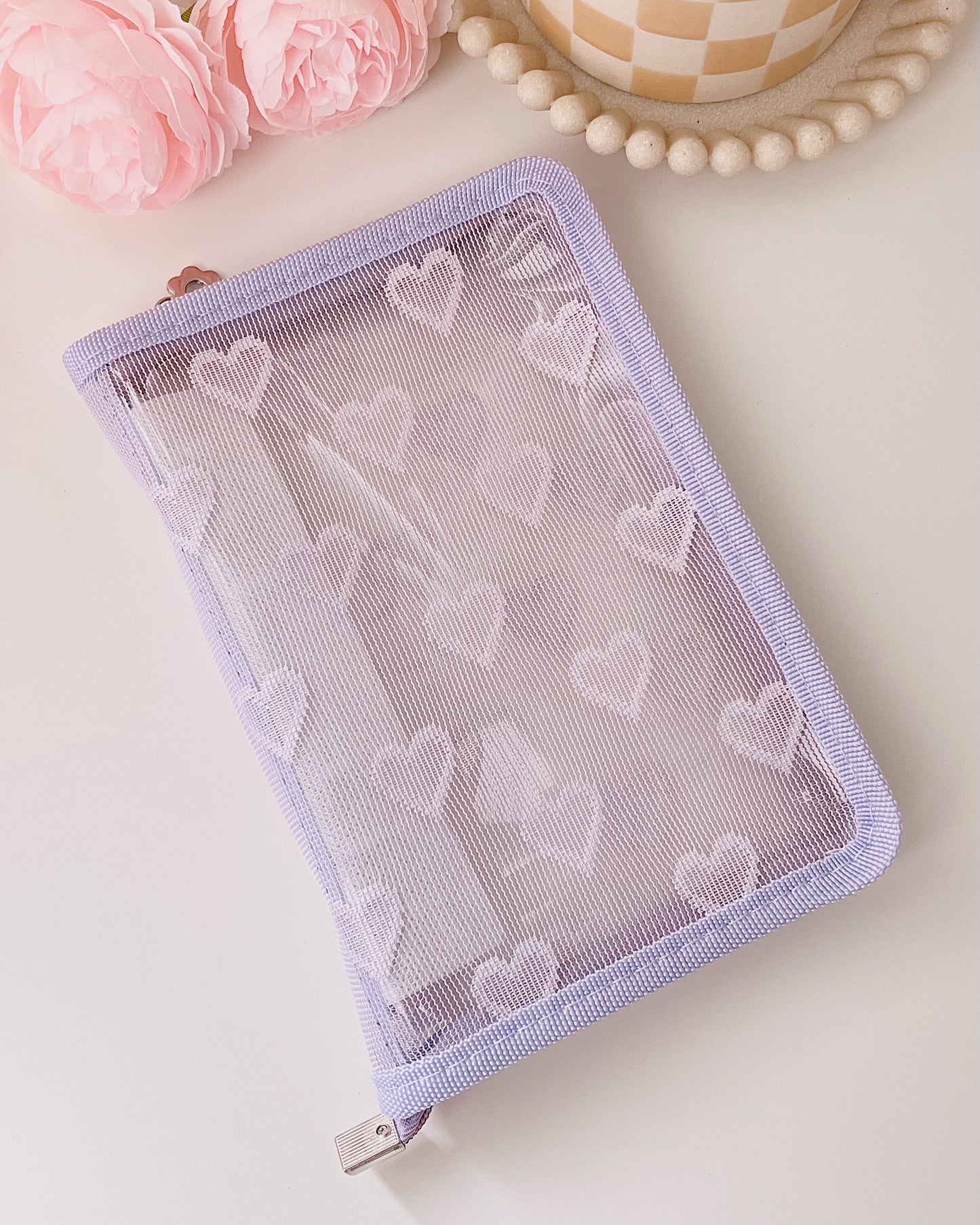 Love Heart Clear Binders