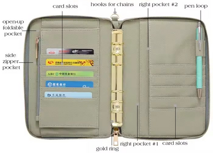 A6 Zippa Wide Binder