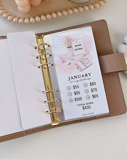 Monthly Savings Challenge Bundle - 1.5k, 5k