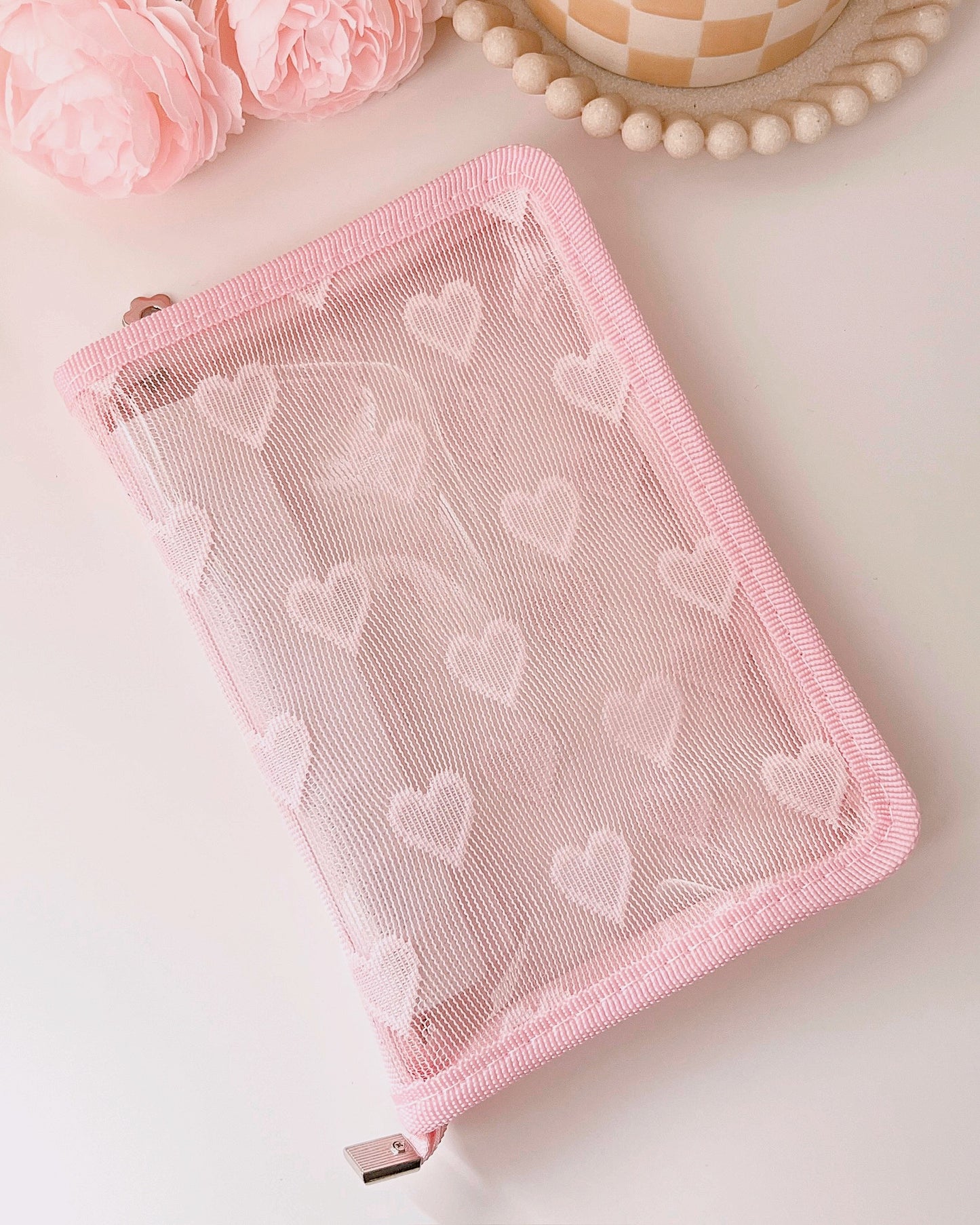 Love Heart Clear Binders