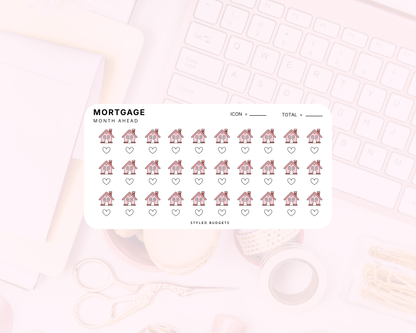 One Month Ahead - Rent or Mortgage Tracker