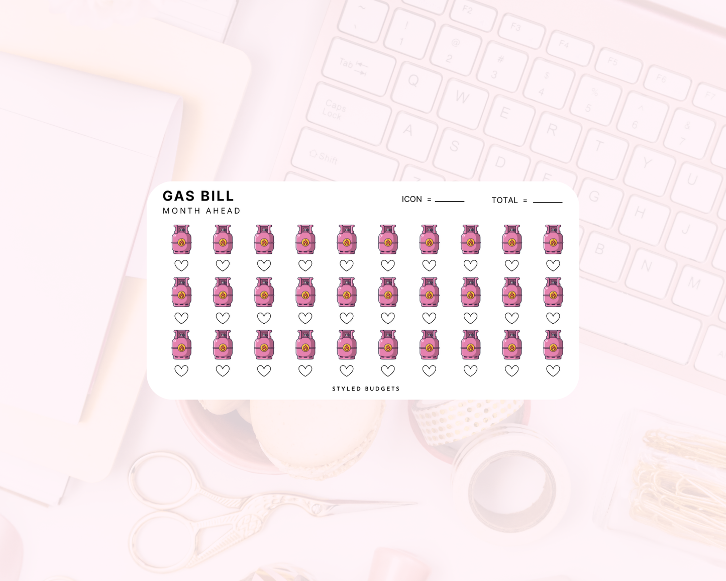 One Month Ahead - Gas Bill Tracker