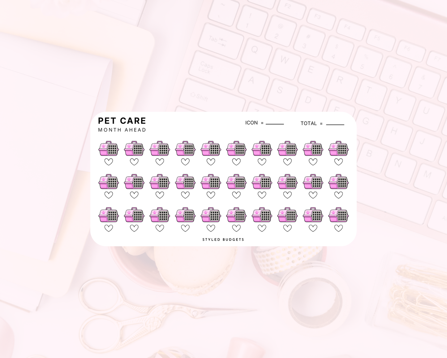 One Month Ahead - Pet Care Tracker