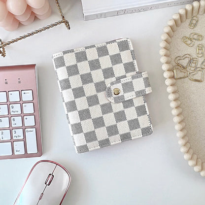 CHECKERED BUDGET BINDER