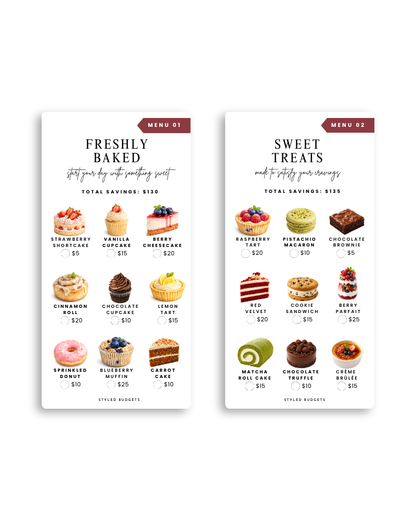 Sweet Delight Savings Challenge
