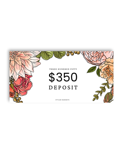 $350 Deposit Pouch
